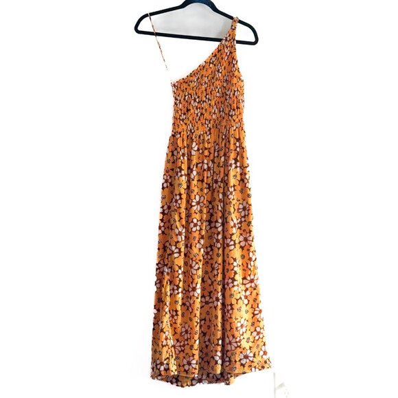 Revolve Faithfull the Brand Khalani Midi Dress Li Reni Floral Yellow Size 4 - Picture 5 of 10